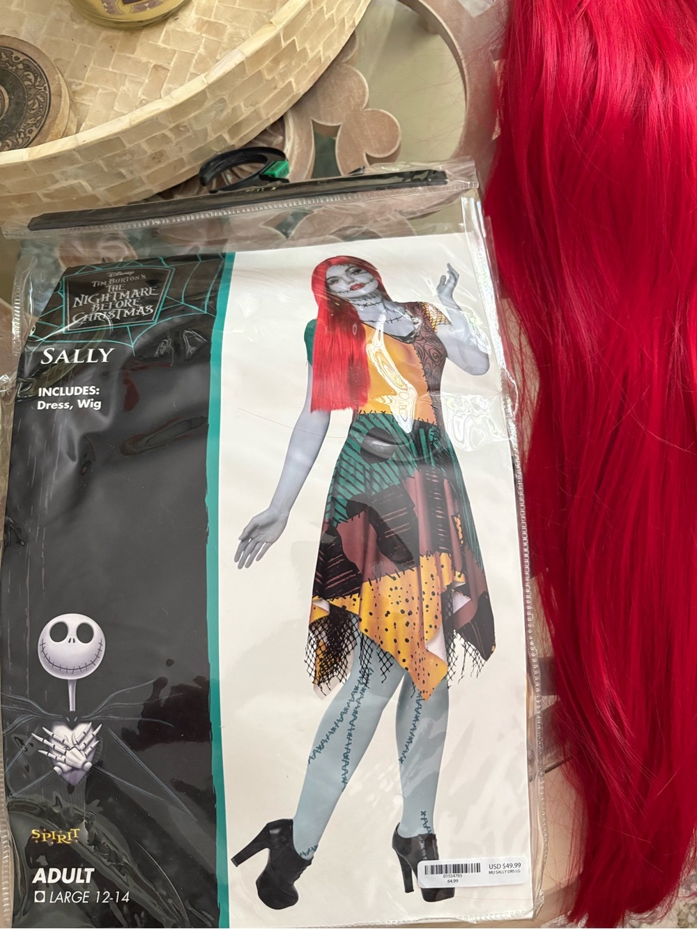 Sally dress and wig size L